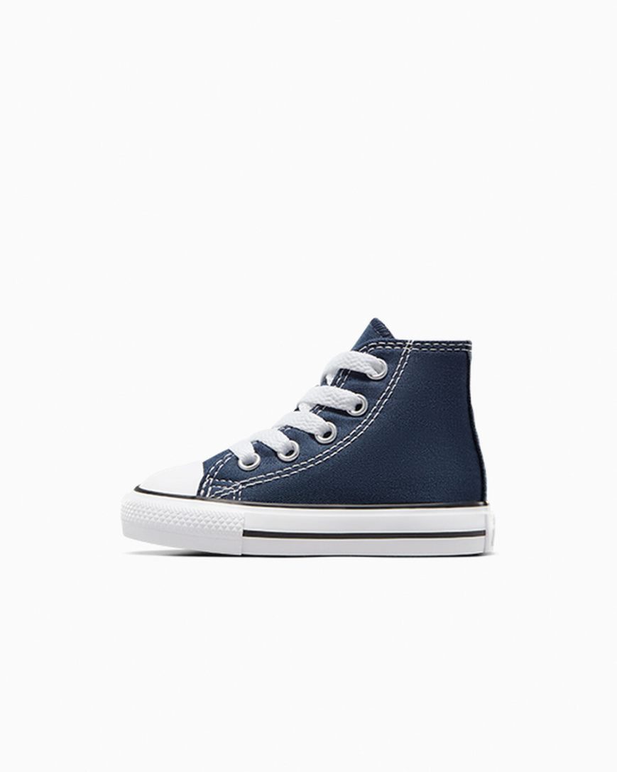 Chlapecké Boty Vysoké Converse Chuck Taylor All Star Classic Tmavě Blankyt | CZ DQTZ36